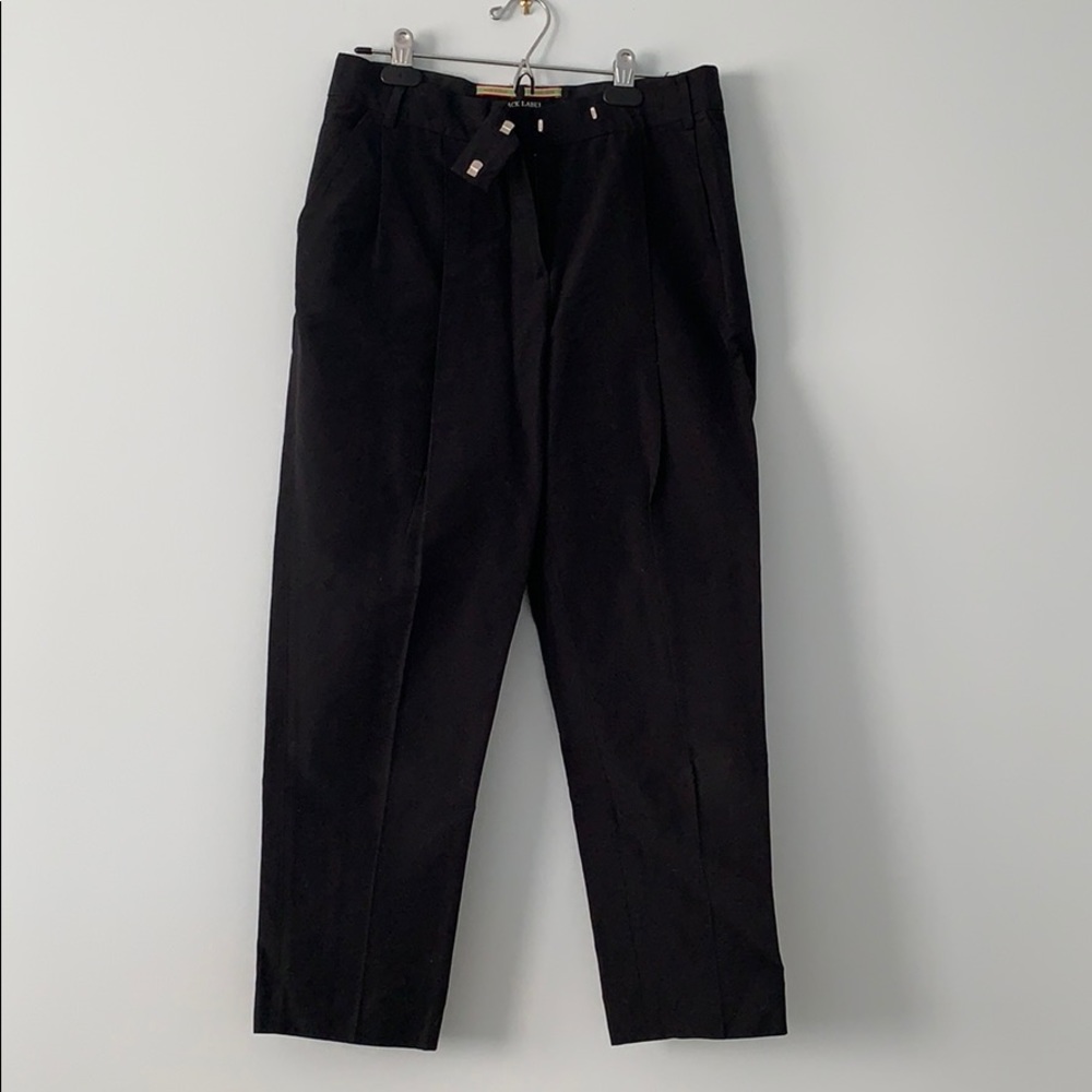 Paul Smith Black Label cropped black dress pants